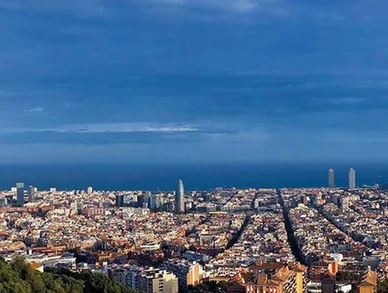 Blick auf Barcelona