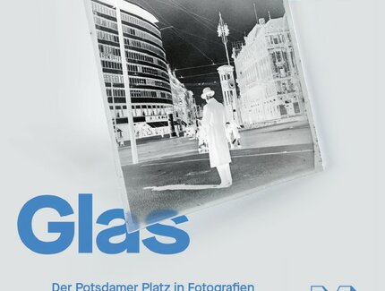 Postkarte "Stadt auf Glas"