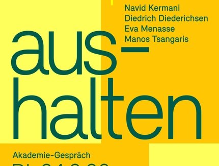 VISUAL Akademie-Gespräch mit Navid Kermani: Widersprüche aushalten