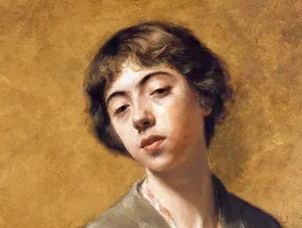 Sabine Lepsius, Selbstbildnis, 1885