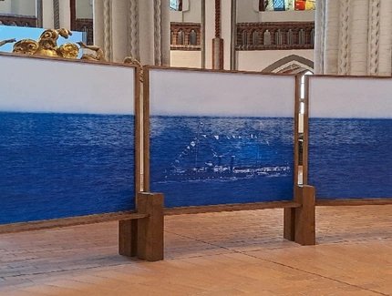 Triptychon-Installation von Rosa Merk