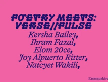 KEY VISUAL XJAZZ! Festival 2025 – Poetry meets präsentiert VERSE//PULSE