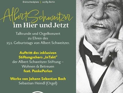 Albert Schweitzer im Hier und Jetzt_Plakat