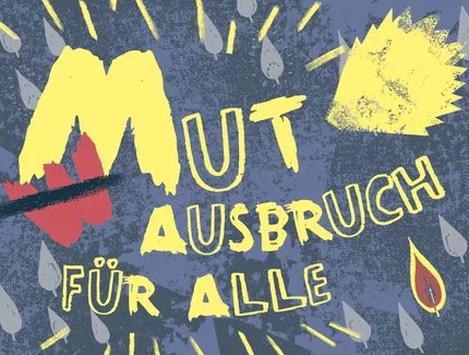 Postkarte Mutausbruch