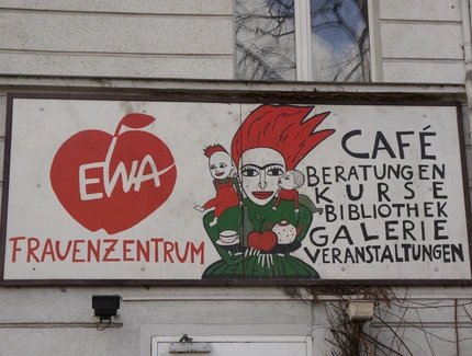 EWA, Schild Aussen
