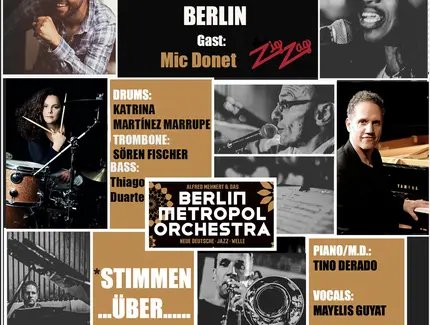 Veranstaltungen in Berlin: BERLIN METROPOL ORCHESTRA feat. Mayelis Guyat und Mic Donet