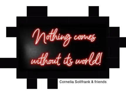 DKb Titelgrafik Cornelia Sollfrank & friends »Nothing comes without its world!«