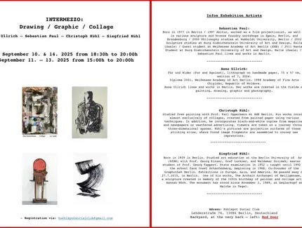 Veranstaltungen in Berlin: Ausstellung: "Intermezzo Zeichnung/ Grafik/ Collage"