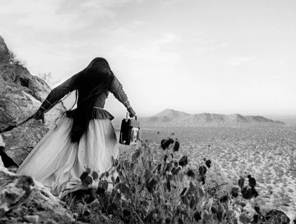 Mujer Angel, Desierto de Sonora, 1979