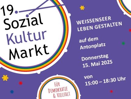 19. SozialKulturMarkt auf dem Antonplatz