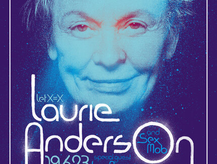 KEY VISUAL Laurie Anderson: LET X = X with Sexmob