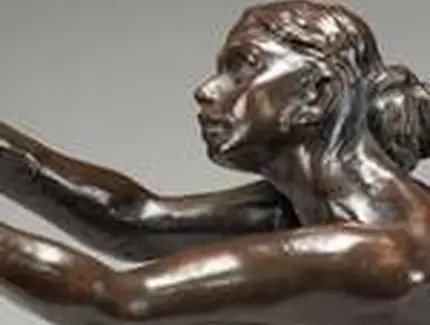 Camille Claudel, L’Implorante (petit modèle), Detail, Entwurf 1898 (Guss um 1905?), Bronze, Alte Nationalgalerie