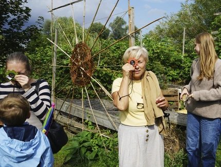 Exkursion in einen Gemeinschaftsgarten