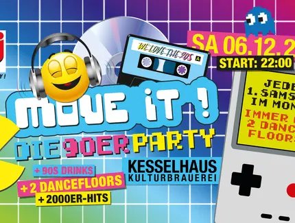 VISUAL Move iT! - die 90er Party