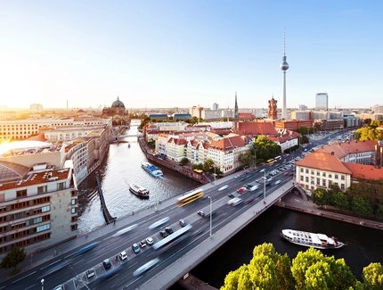 Spree Panorama mit Fernsehturm