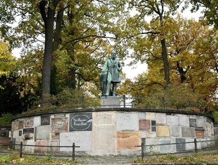 Das Jahndenkmal entstand im 19. Jahrhundert.