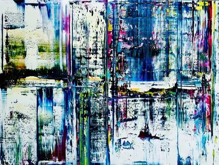 Bo Larsen The Blue Hour 2025 Öl auf Leinwand 120 x 160 cm