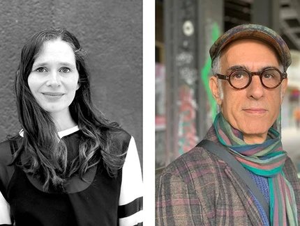 Bahram Moradi und seine Übersetzerin Sarah Rauchfuß