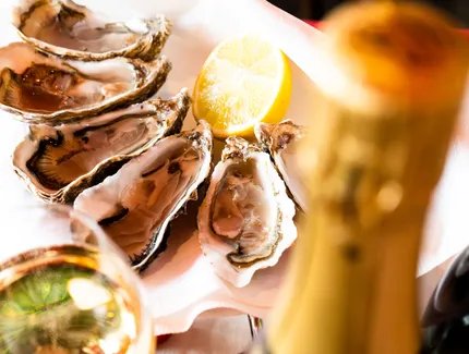 Austern & Champagner