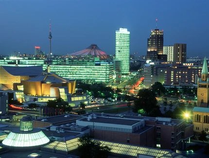 Potsdamer Platz, Sony-Center, Philharmonie, Kultur-Forum, Matthaei-Kirche