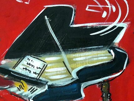 Flügel, gemalt