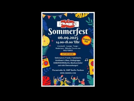 Sommerfest ZIMMER 16  - Tag der offenen Tür
