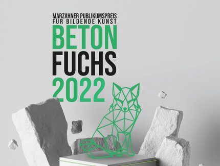 KEY VISUAL Marzahner Publikumspreis für bildende Kunst BETON FUCHS 2022