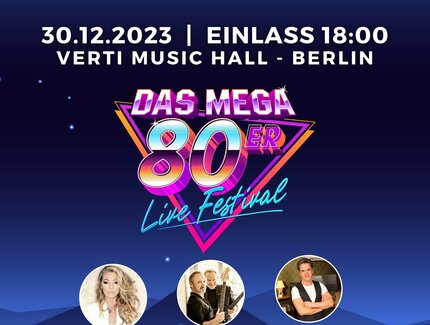 KEY VISUAL Das MEGA 80er Live Festival Berlin