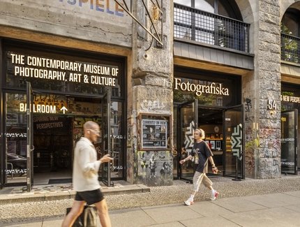 Fotografiska Berlin, Außenansicht Eingang