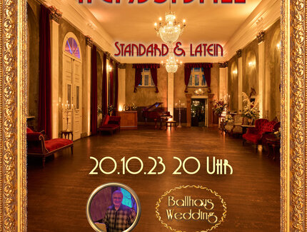 Poster Herbstball Standard und Latein im Ballhaus Wedding