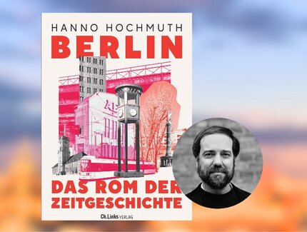 Buchcover und Portrait des Autors Hanno Hochmuth