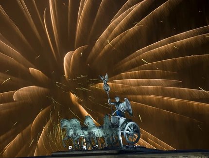 Silvester in Berlin am Brandenburger Tor