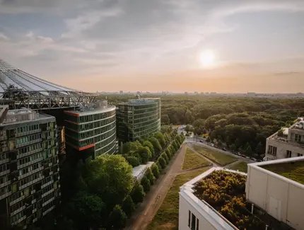 Blick auf den Tiergarten