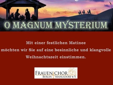 O Magnum Mysterium_Flyer