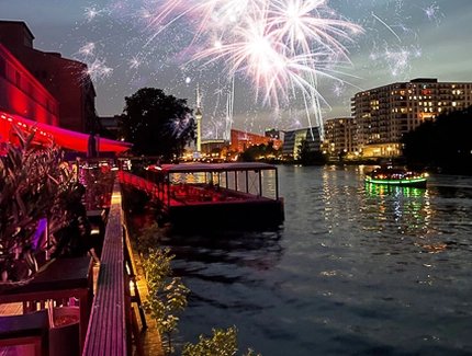 Silvesterparty an der Spree