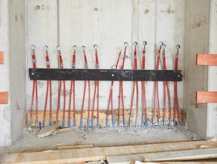 Baustelle Humboldt Forum - Kühl-Heiz-Kabel der Klimaanlage