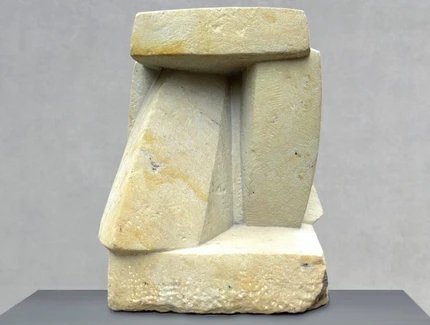 Heidemarie Kasanowski »Bündel«, 2013, Sandstein, Höhe 34 cm