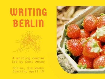 Writing Berlin_Banner