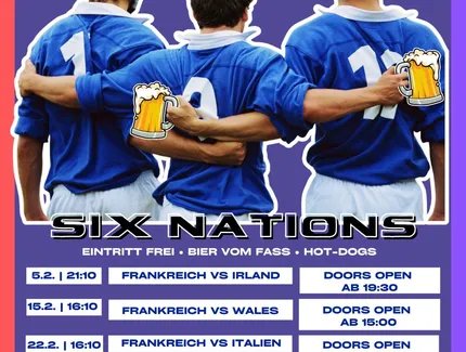 Rugby-Party in Berlin