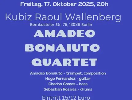 Veranstaltungen in Berlin: Amadeo Bonaiuto Quartet