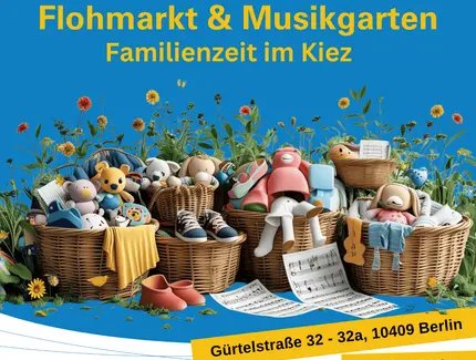 POSTER Flohmarkt & Musikgarten – Familienzeit im Kiez
