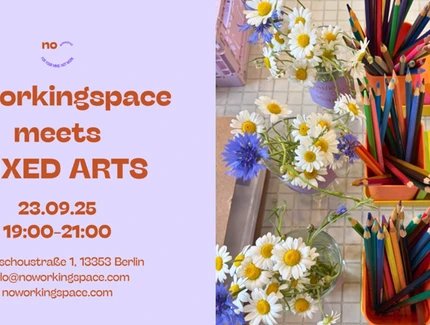 Noworkingspace meets MIXED ARTS_Flyer