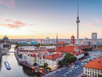 Spree Panorama mit Fernsehturm