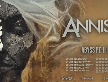 KEY VISUAL Annisokay - Abyss Pt. II Europe Tour