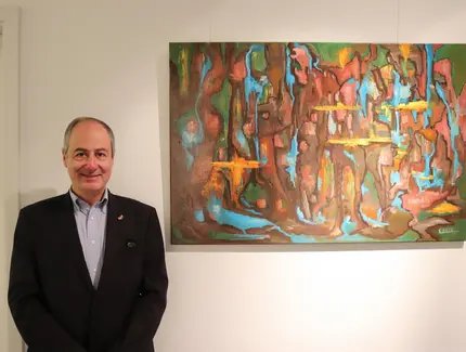 „Bosques azules/blaue Wälder“ mit S.E. Vicente Albornoz.