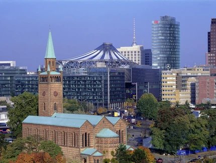 St. Matthäus-Kirche, Kulturforum und Potsdamer Platz