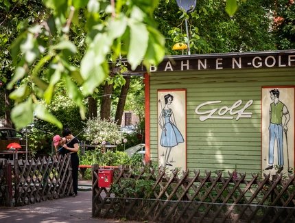 Minigolfanlage in der Sonnenallee