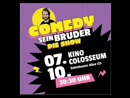Veranstaltungen in Berlin: "Comedy sein Bruder"