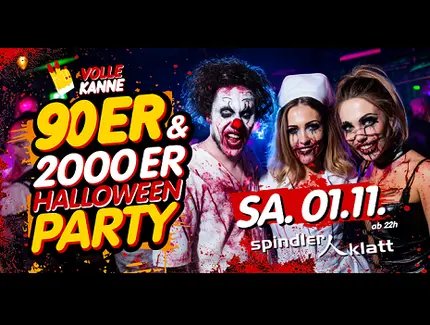 Volle Kanne 90er & 2000er – Halloween Party