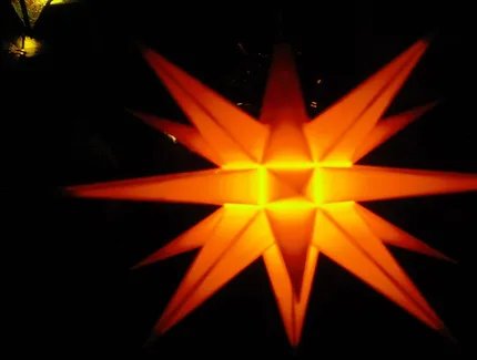 Leuchtender Weihnachtsstern